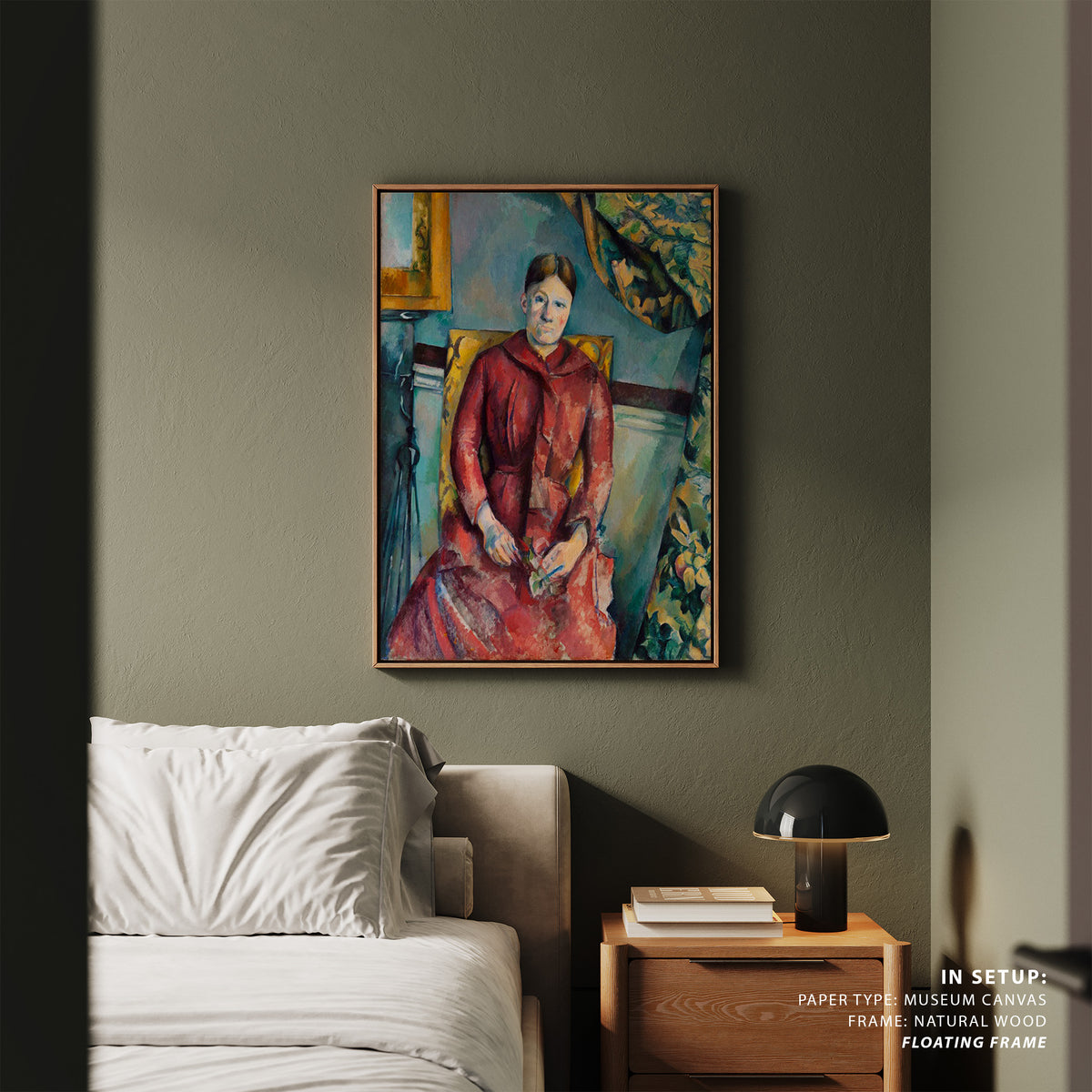 Madame Cezanne 2, Paul Cezanne Painting