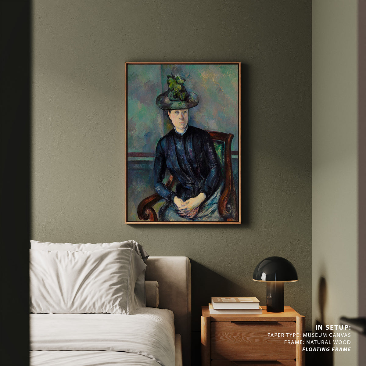 Madame Cezanne, Paul Cezanne Painting
