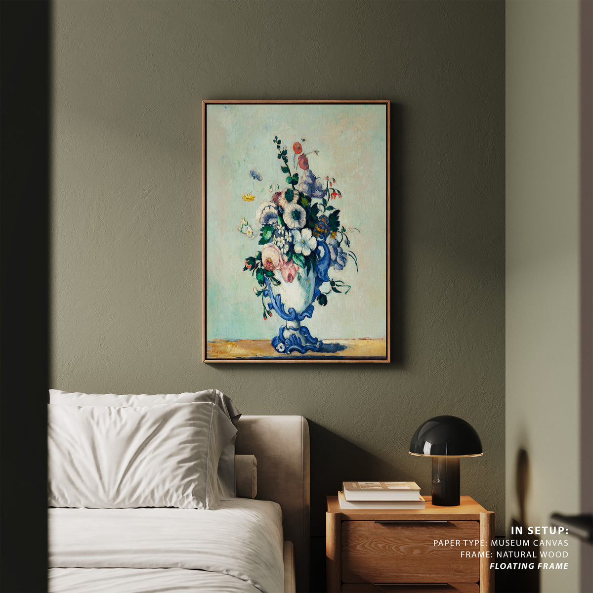 Rococo Vase, Paul Cezanne Painting