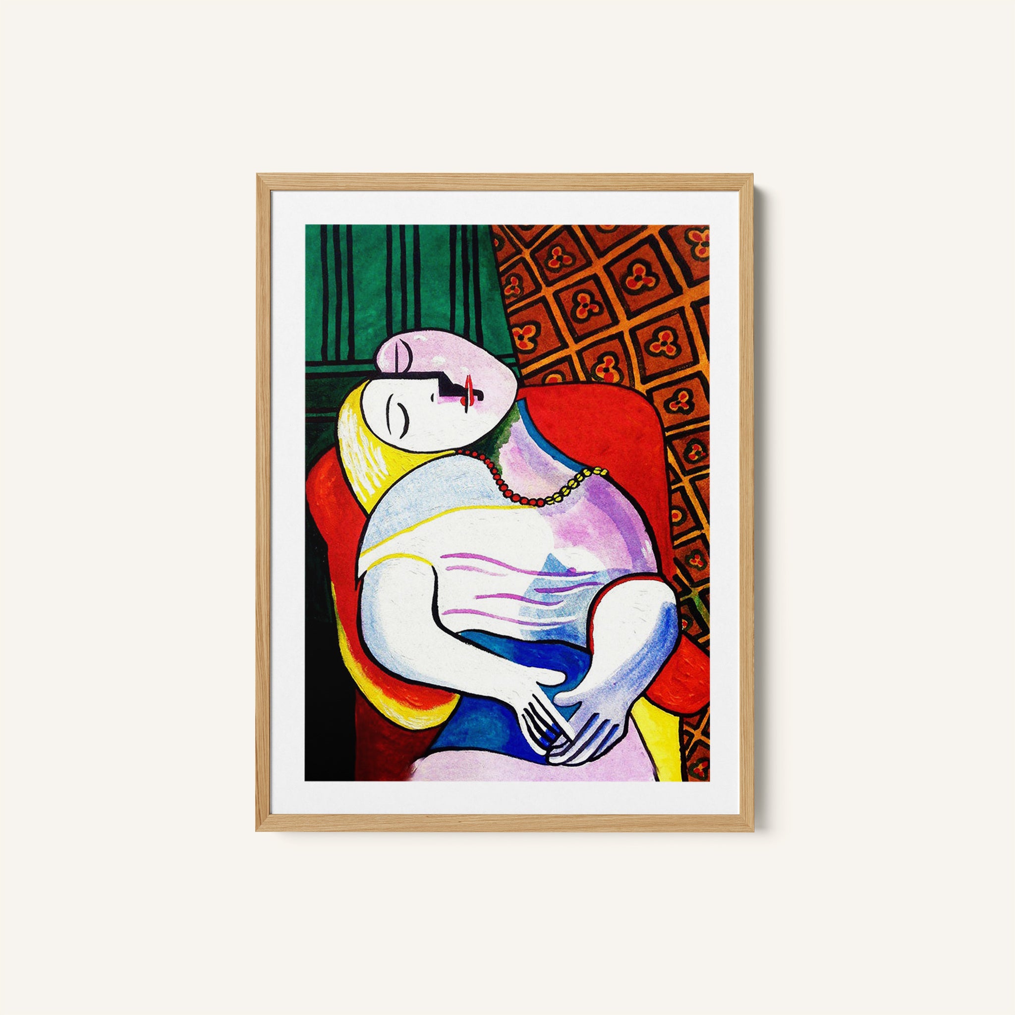 The Dream Painting & Wall Art Print by Pablo Picasso - Dessine Art