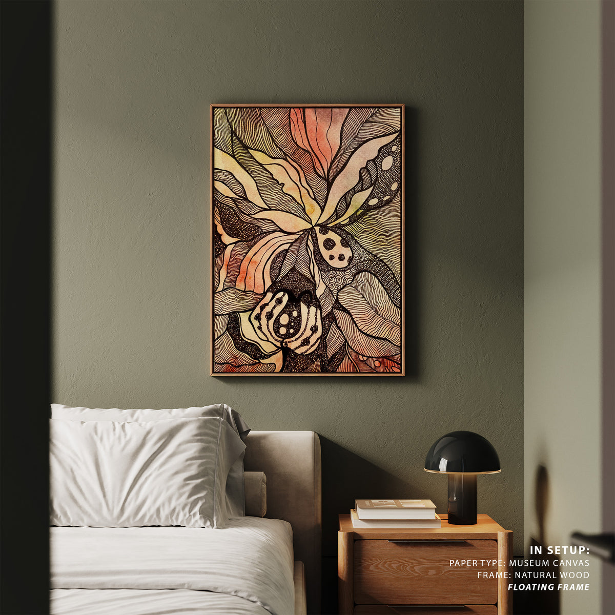 Tropical Fire, Wall Art, Modern Art, Abstract Art