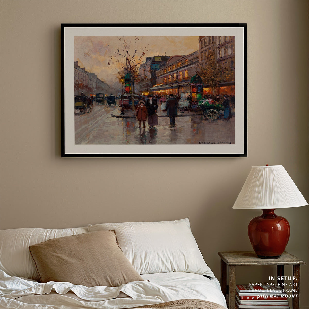 Saint Martin II, Edouard Cortes Painting