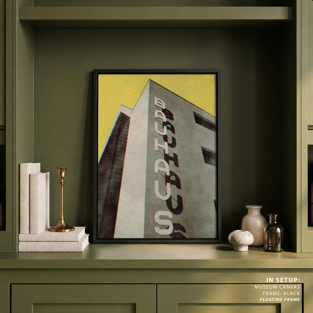 Bauhaus Dessau architecture in vintage magazine style Photography, Photo Print