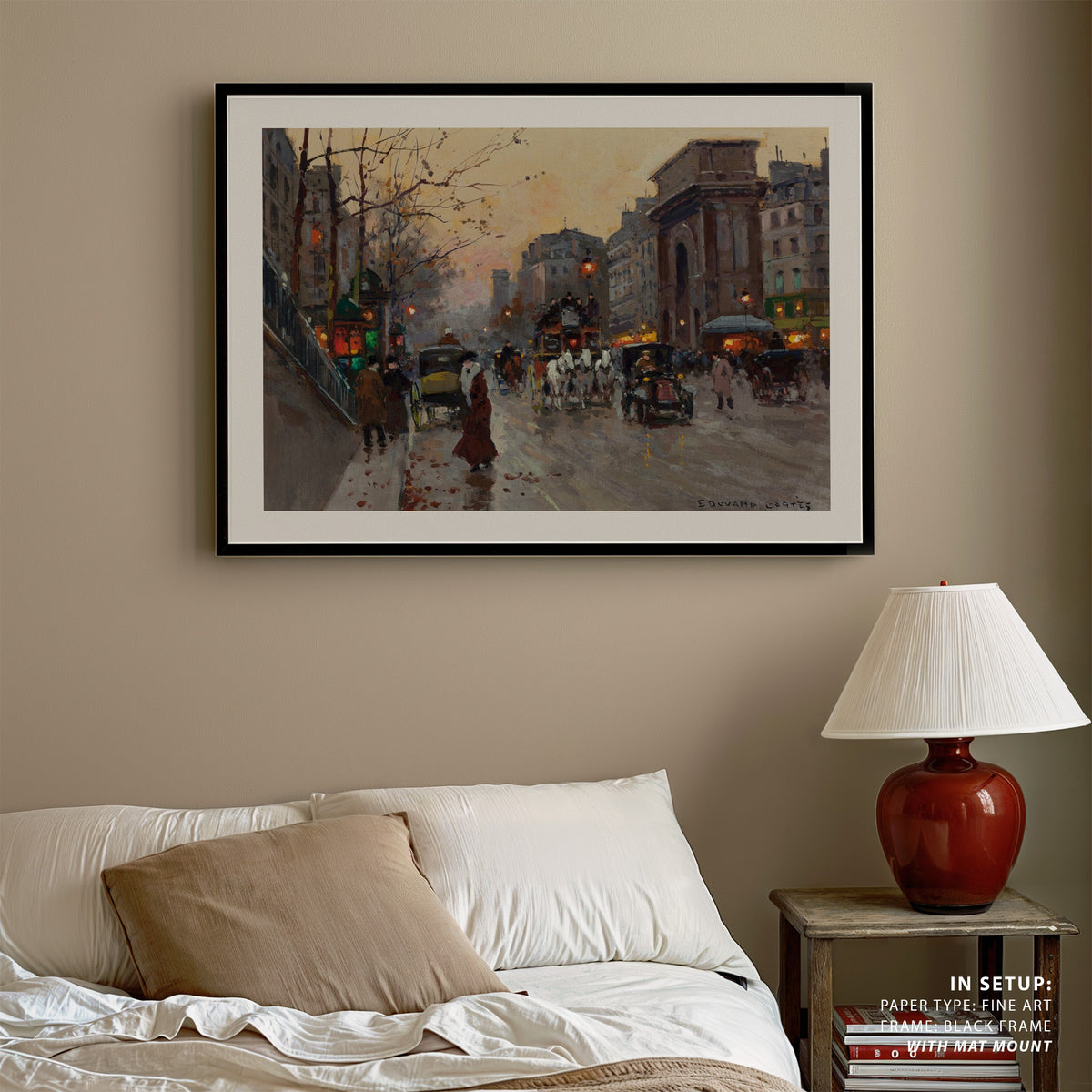 Saint Martin, Edouard Cortes Painting