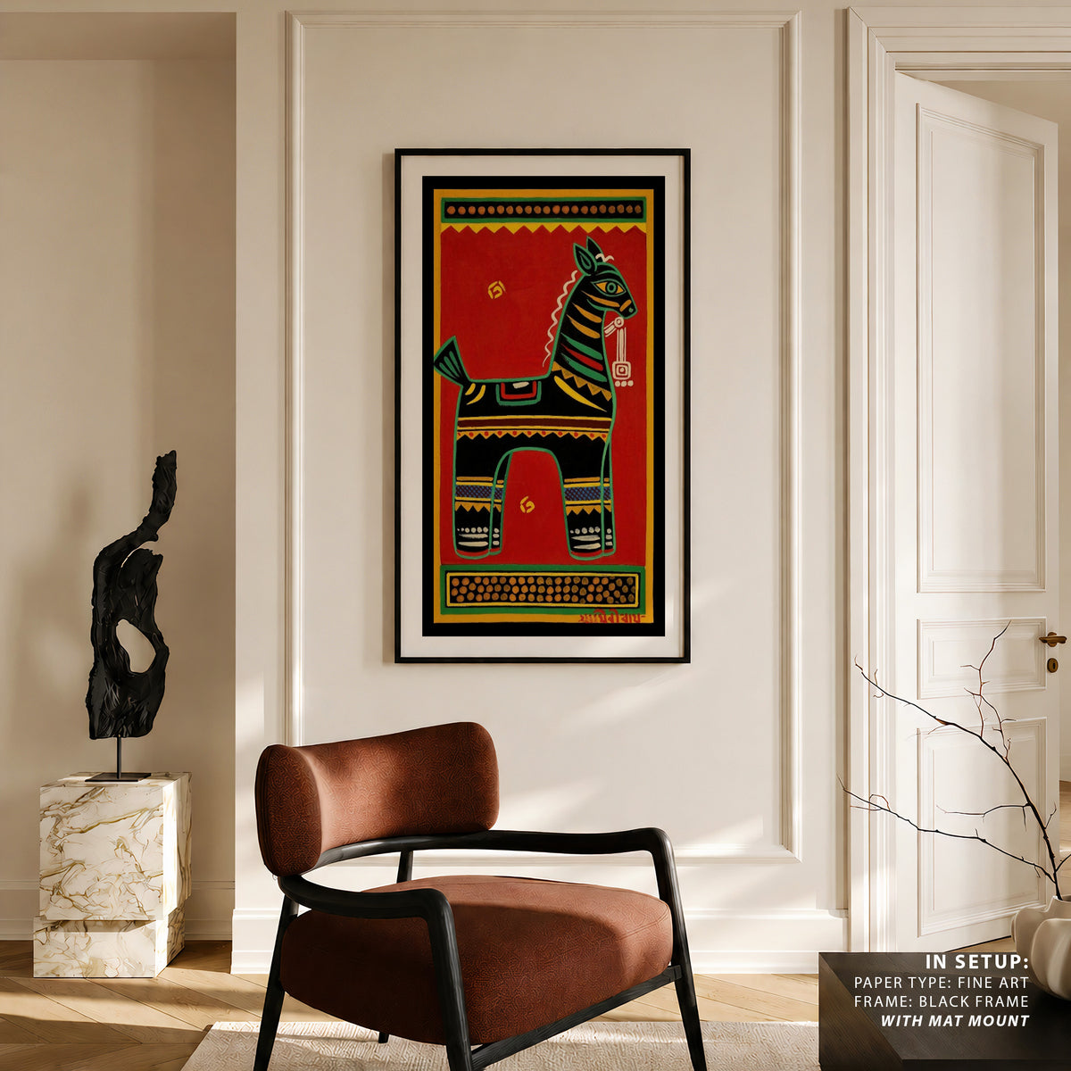 Dark Horse, Jamini Roy Paintings