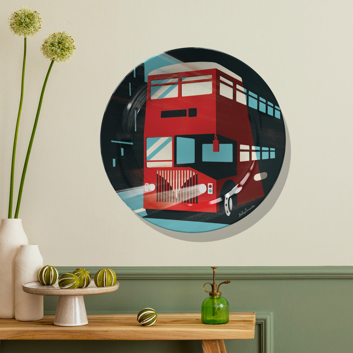 Bombay Bus, Decorative Wall Plate