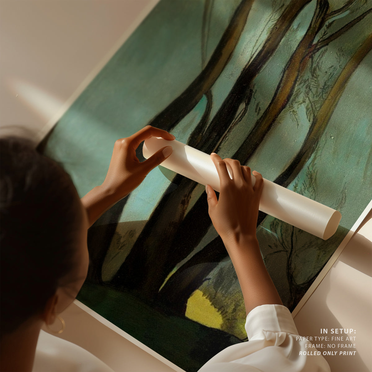 Painting Trees, Amrita Sher Gil Paintings
