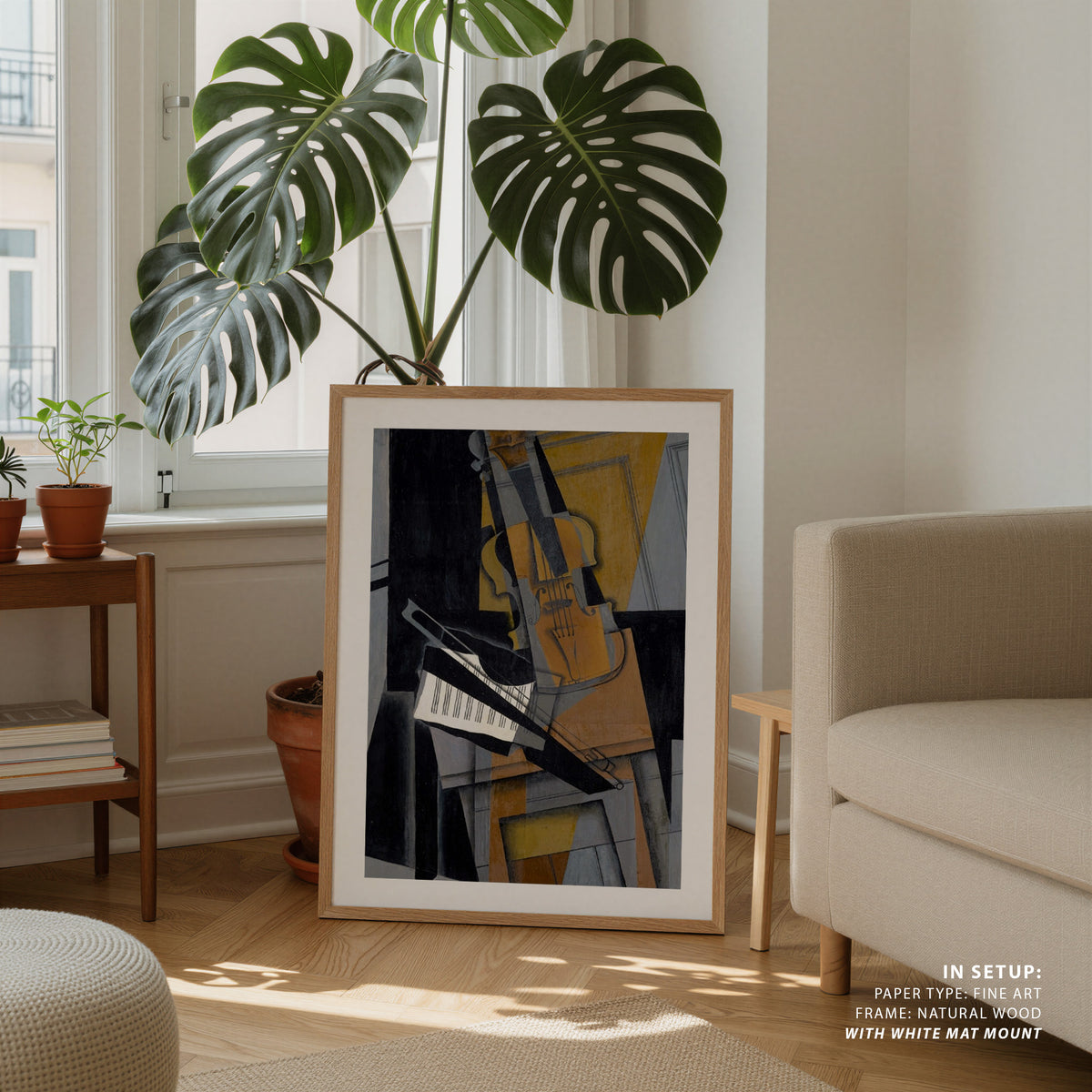 Violin Music, Juan Gris Painting
