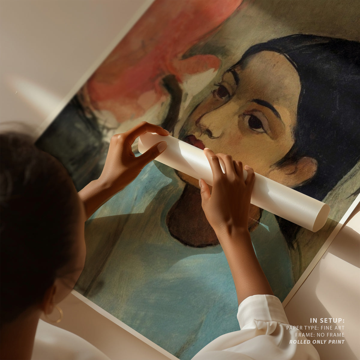 The Little Girl in Blue, Amrita Sher Gil Paintings
