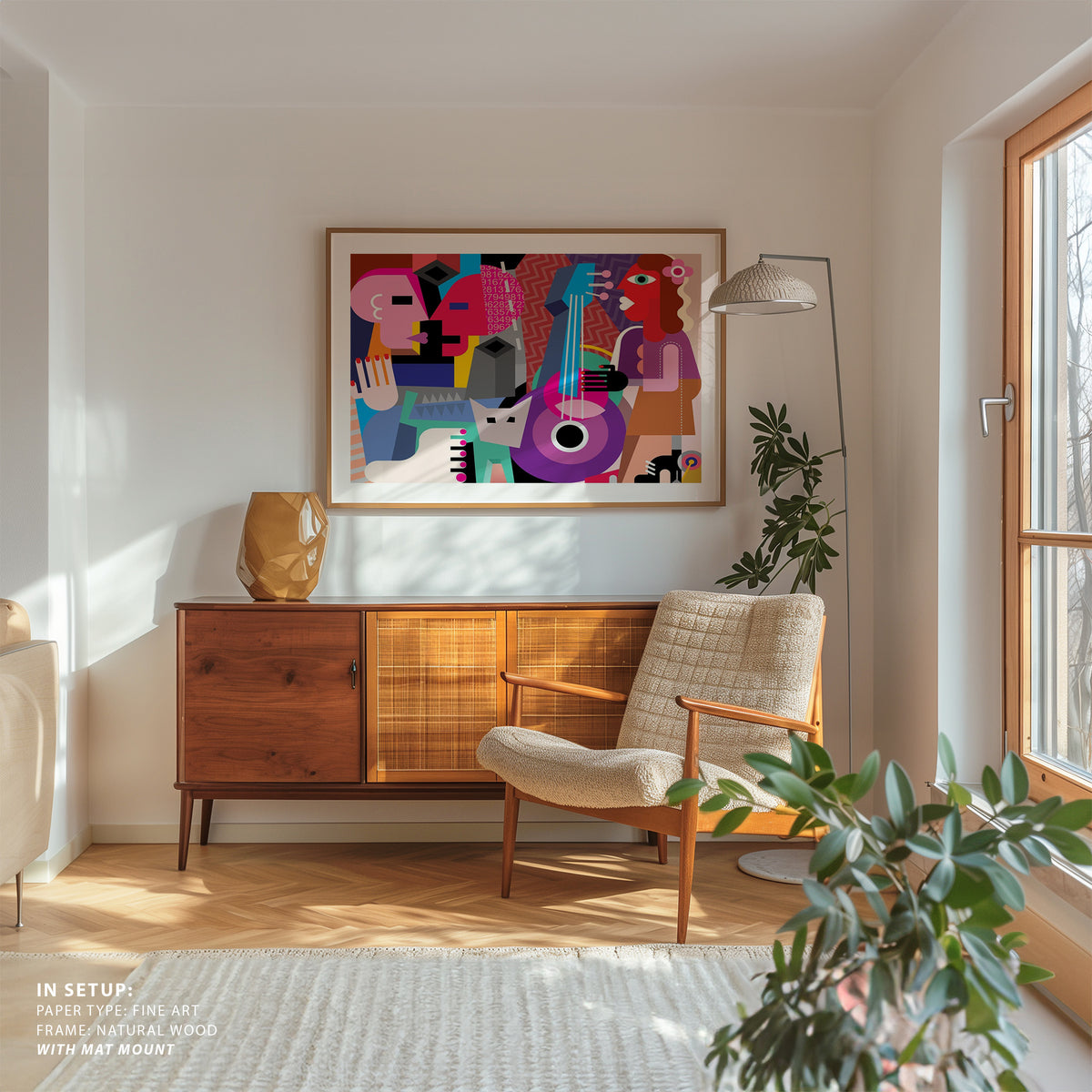 Jazz and Music, Picasso Painting