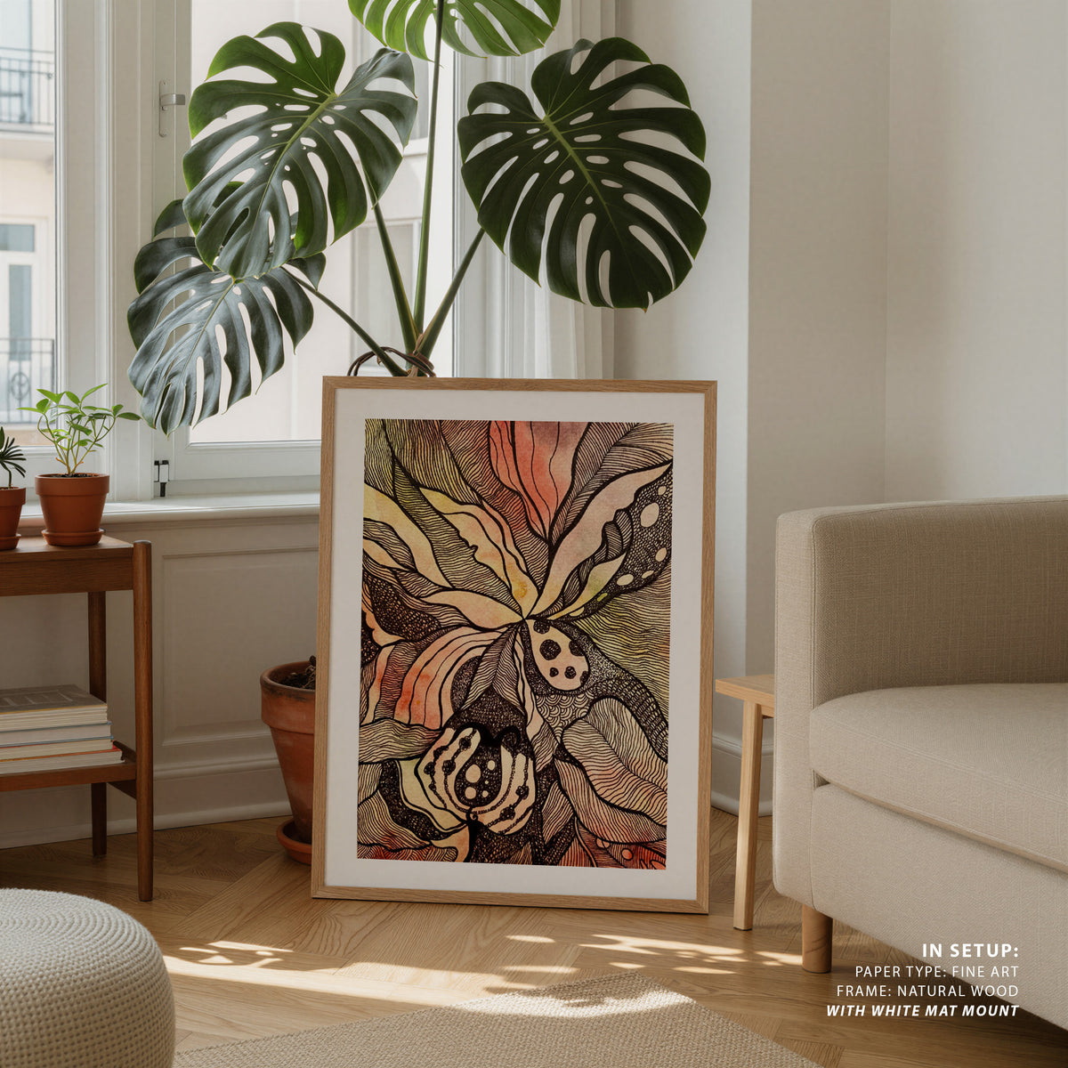 Tropical Fire, Wall Art, Modern Art, Abstract Art