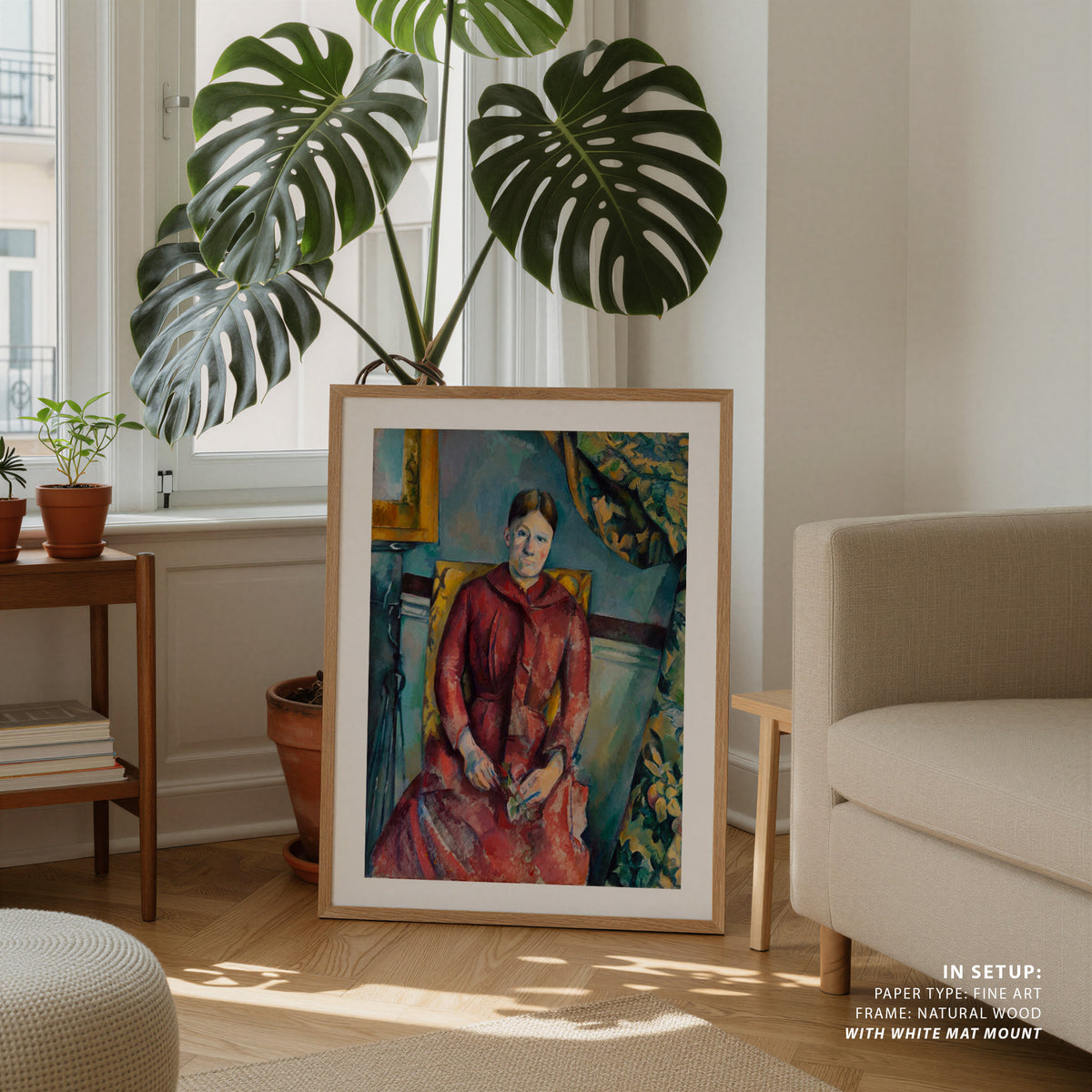 Madame Cezanne 2, Paul Cezanne Painting