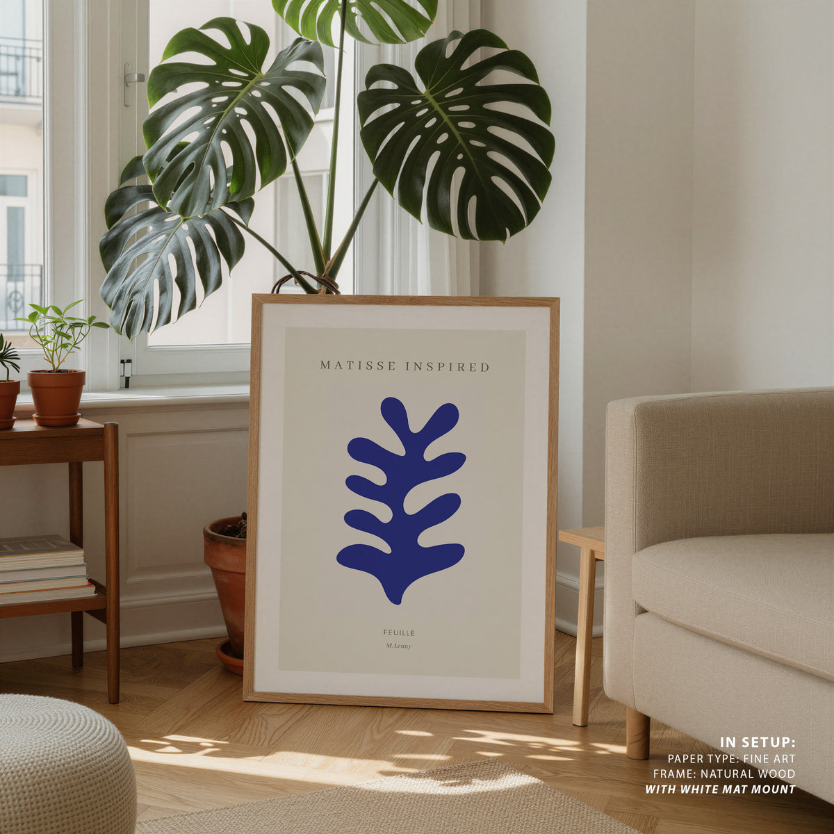 Henri Matisse Style II Gambille, Minimalist Art Painting