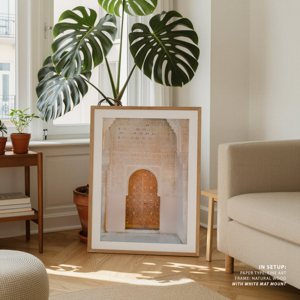 Alhambra door Photography, Photo Print