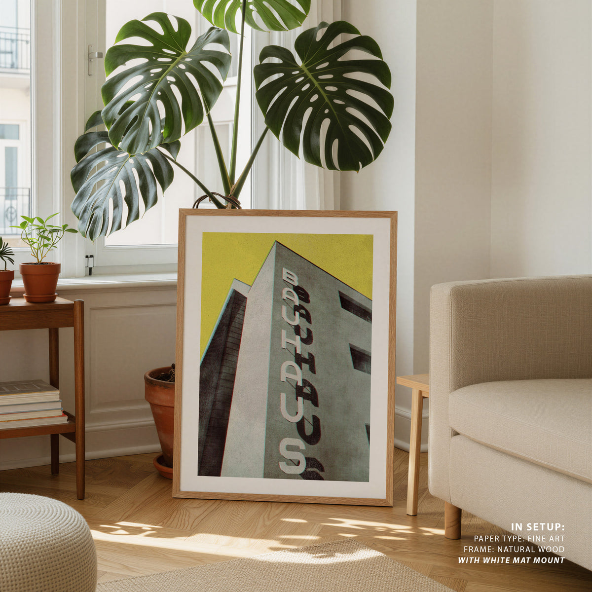 Bauhaus Dessau architecture in vintage magazine style Photography, Photo Print