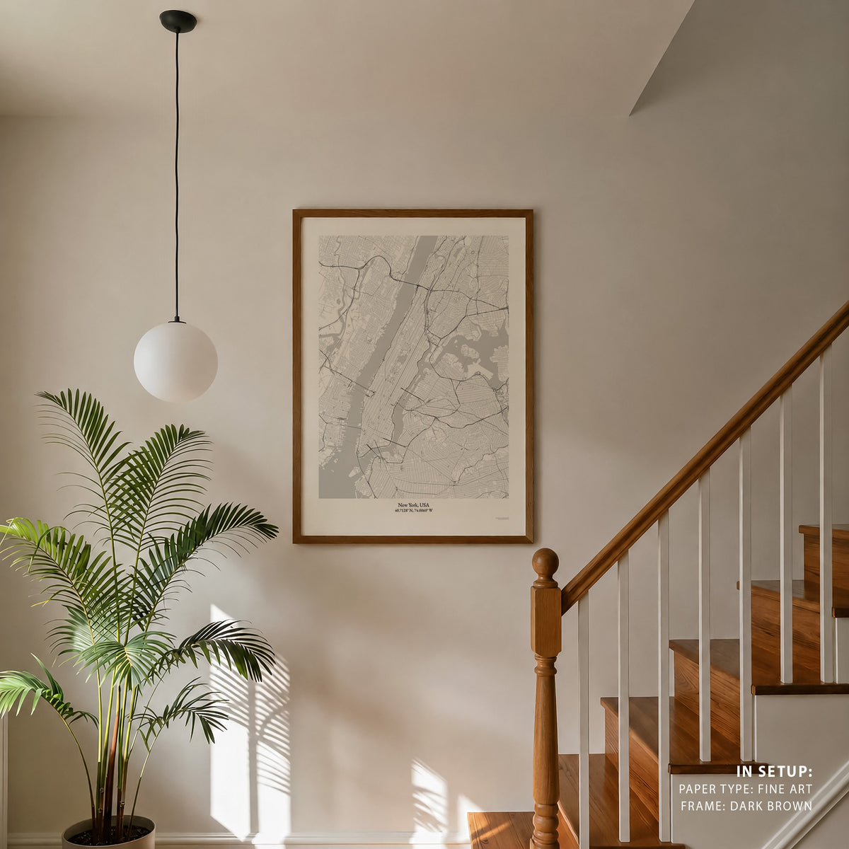 New York Map, Wall Art Prints