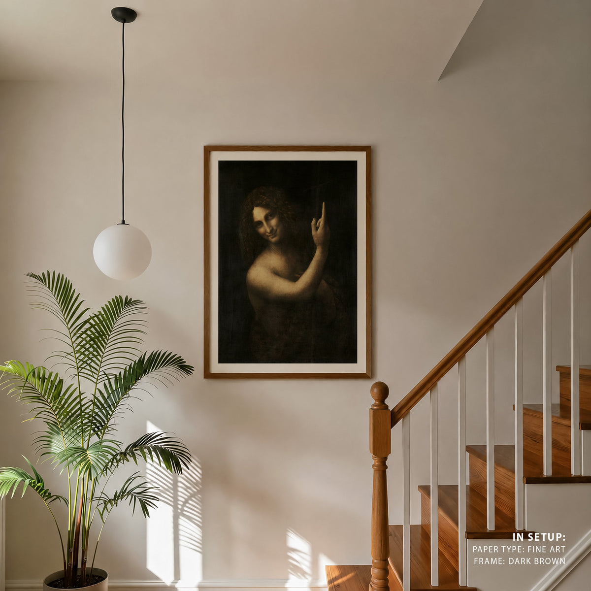 Saint John the Baptist, Leonardo da Vinci Painting