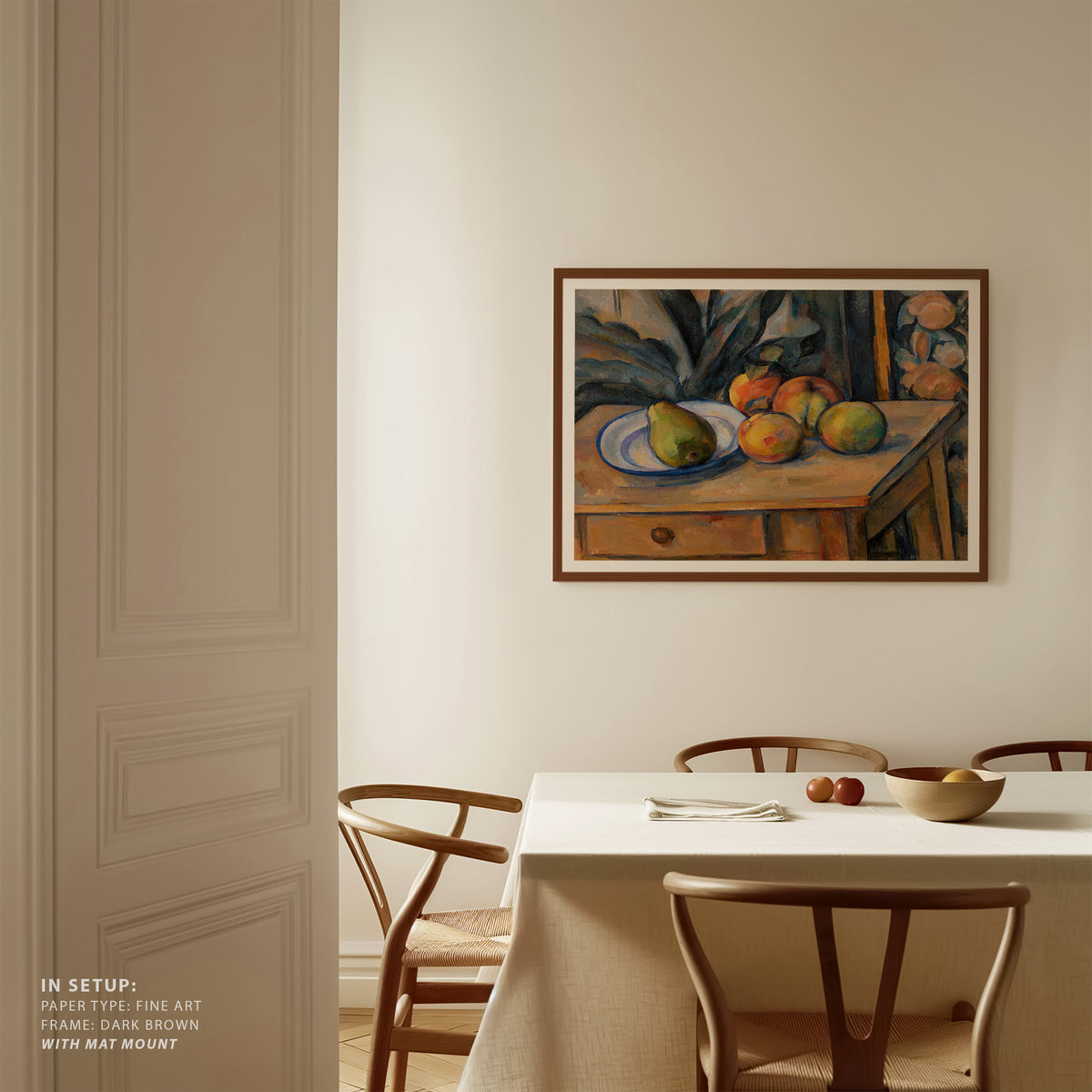The Large Pear, Paul Cezanne Painting