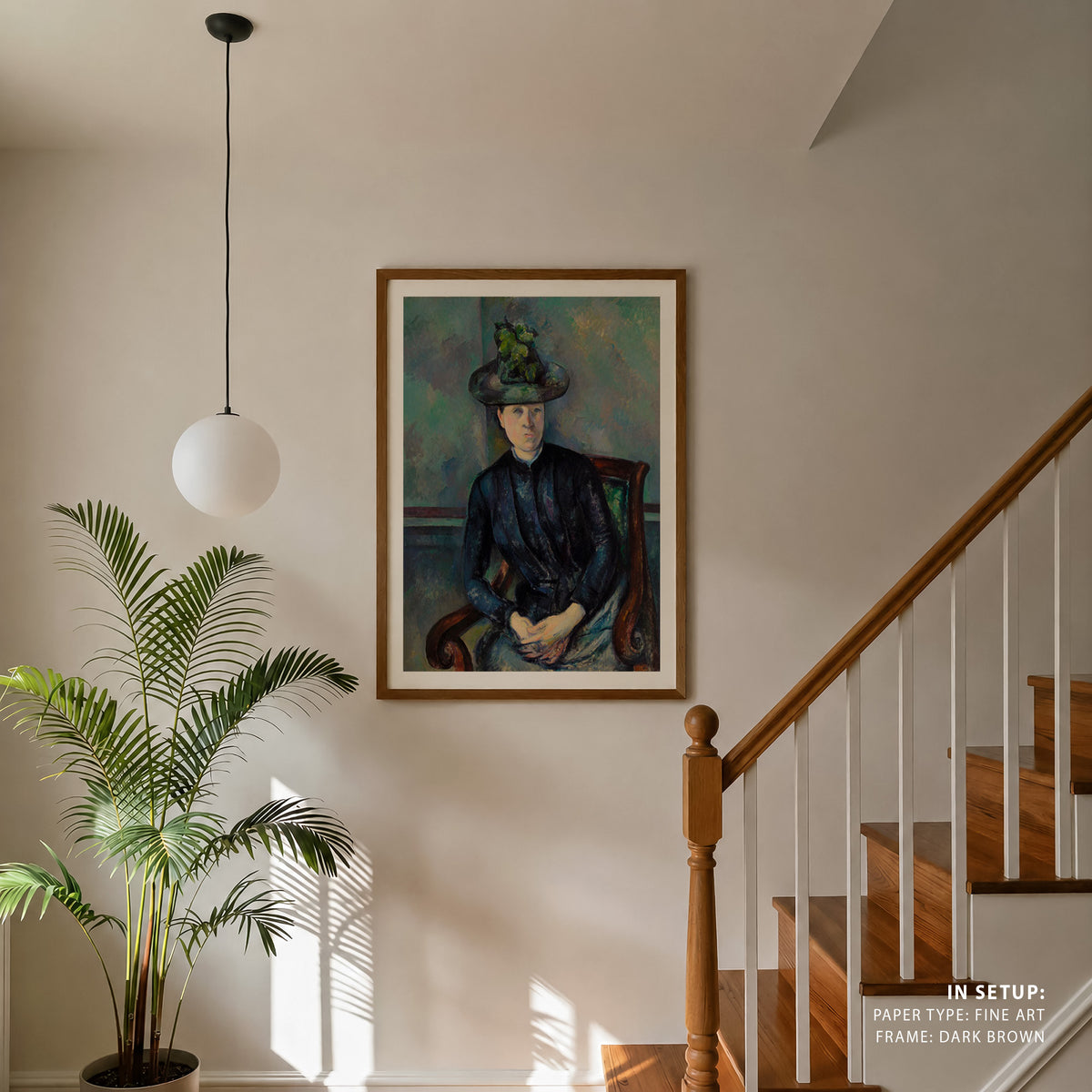 Madame Cezanne, Paul Cezanne Painting