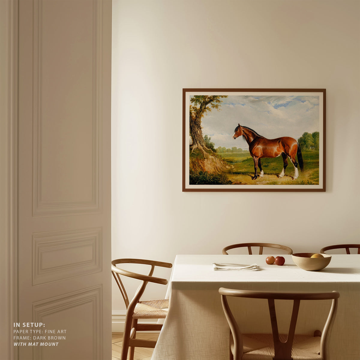 A Clydesdale Stallion by John Herring, Animal Painting