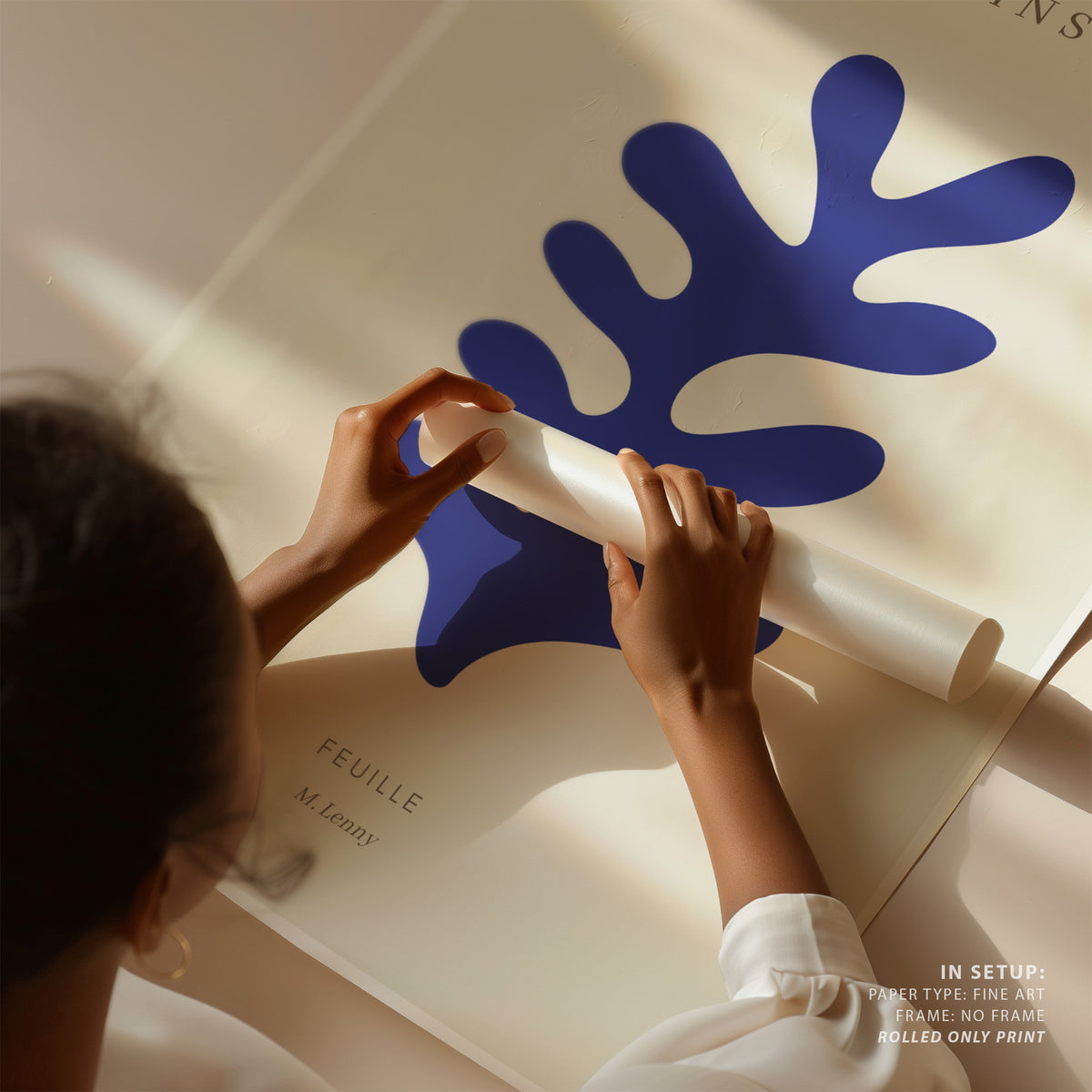Henri Matisse Style II Gambille, Minimalist Art Painting
