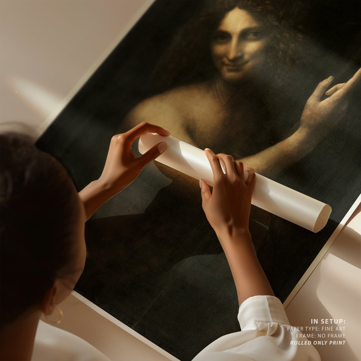 Saint John the Baptist, Leonardo da Vinci Painting