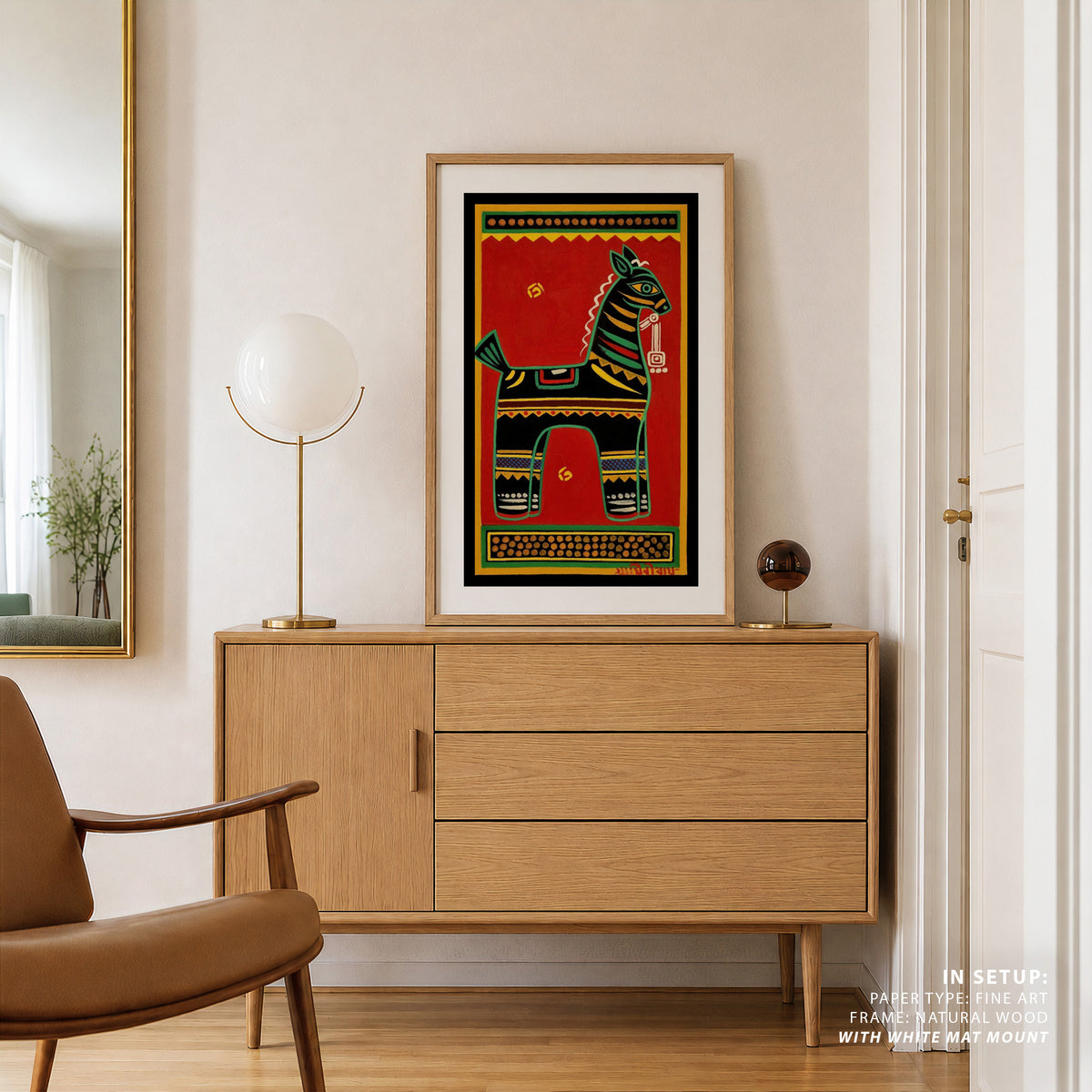 Dark Horse, Jamini Roy Paintings