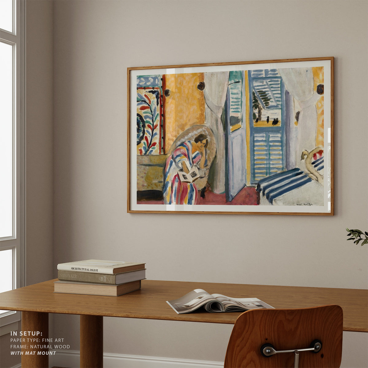 Interior at Niece, Henri Matisse Painting