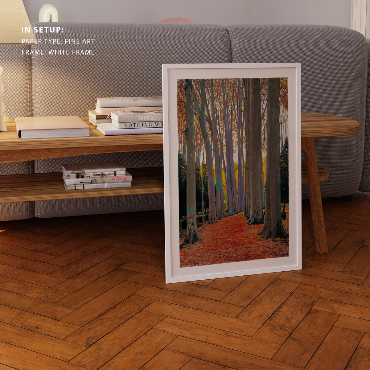 Avenue of Plane Trees, Landscape Painting