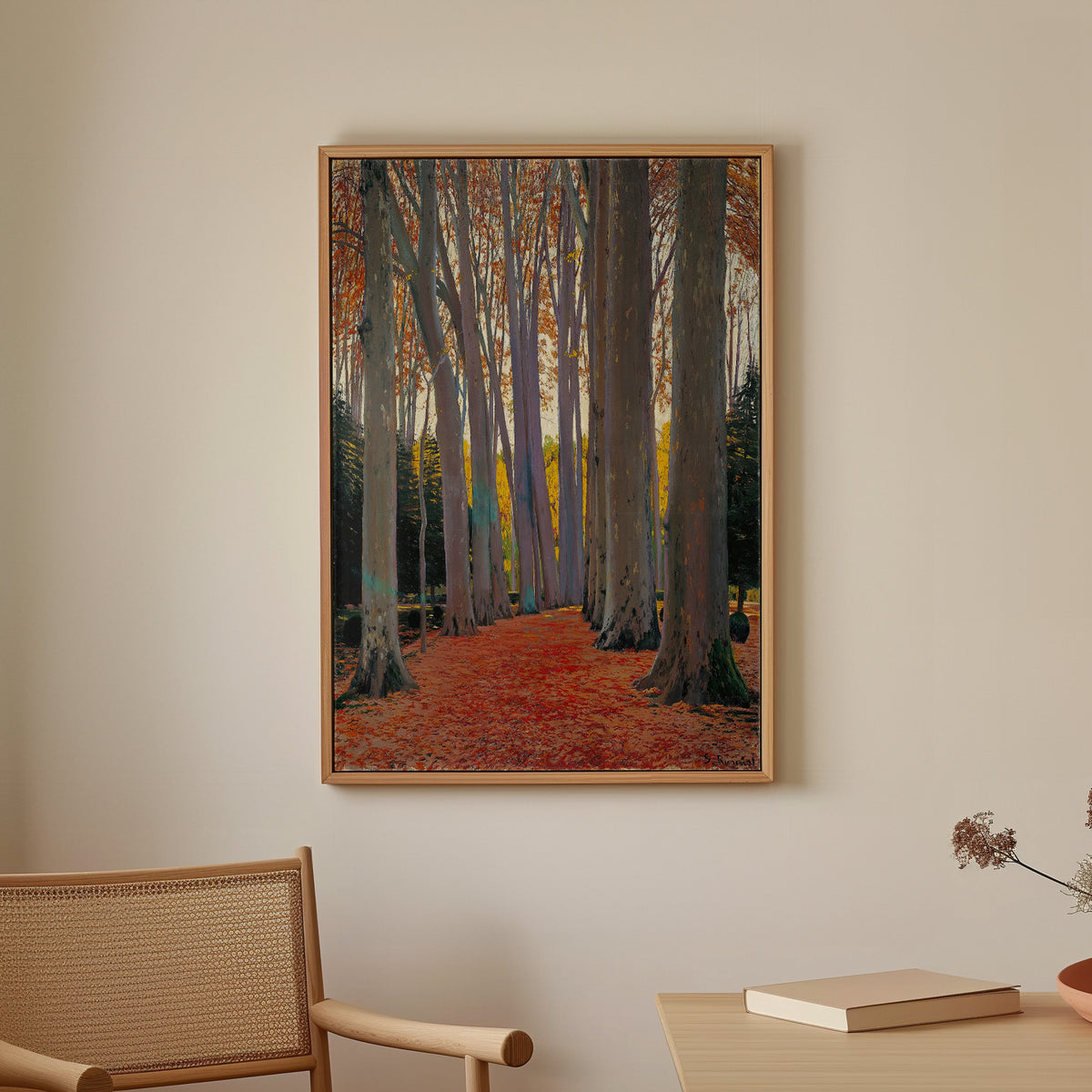 Avenue of Plane Trees, Landscape Painting