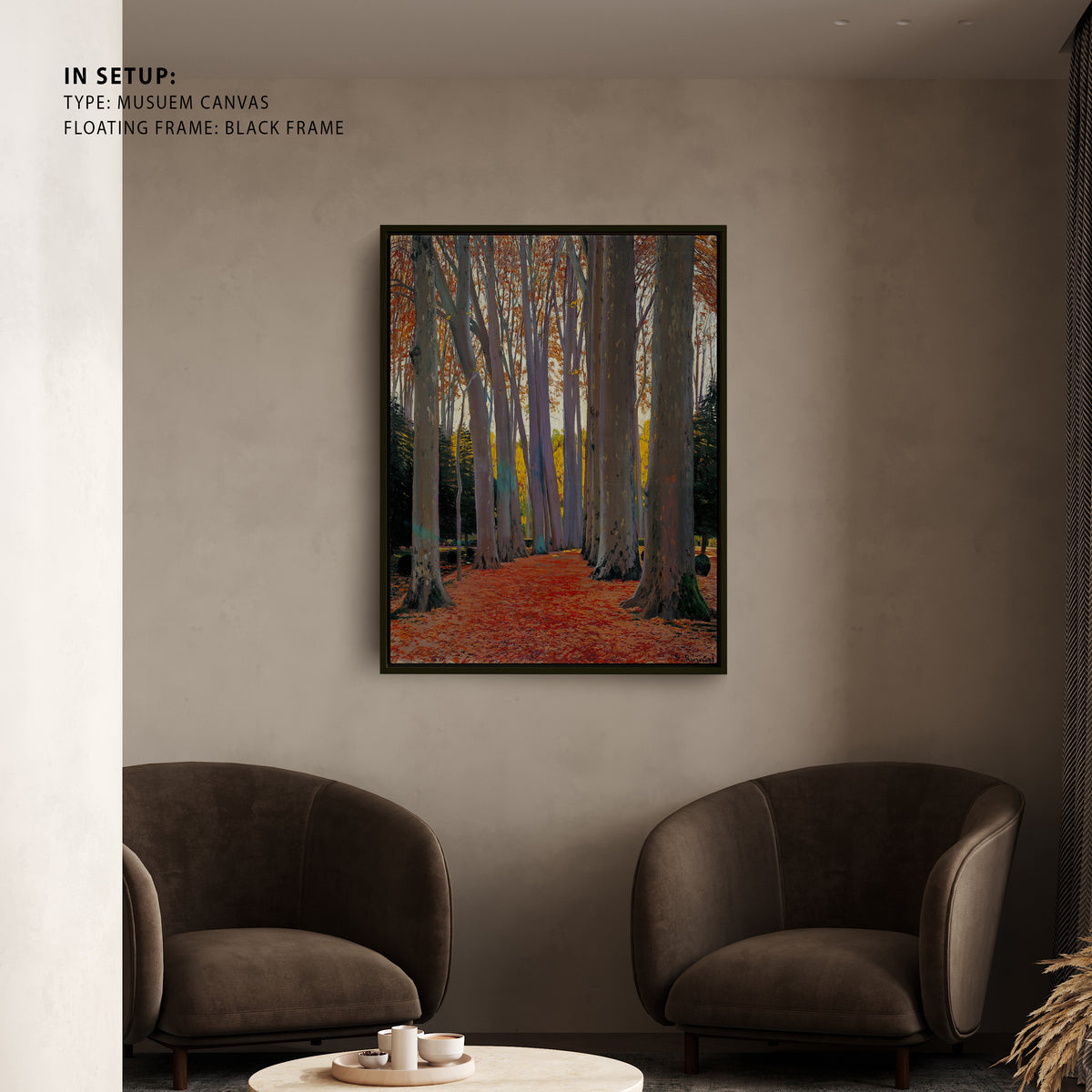 Avenue of Plane Trees, Landscape Painting