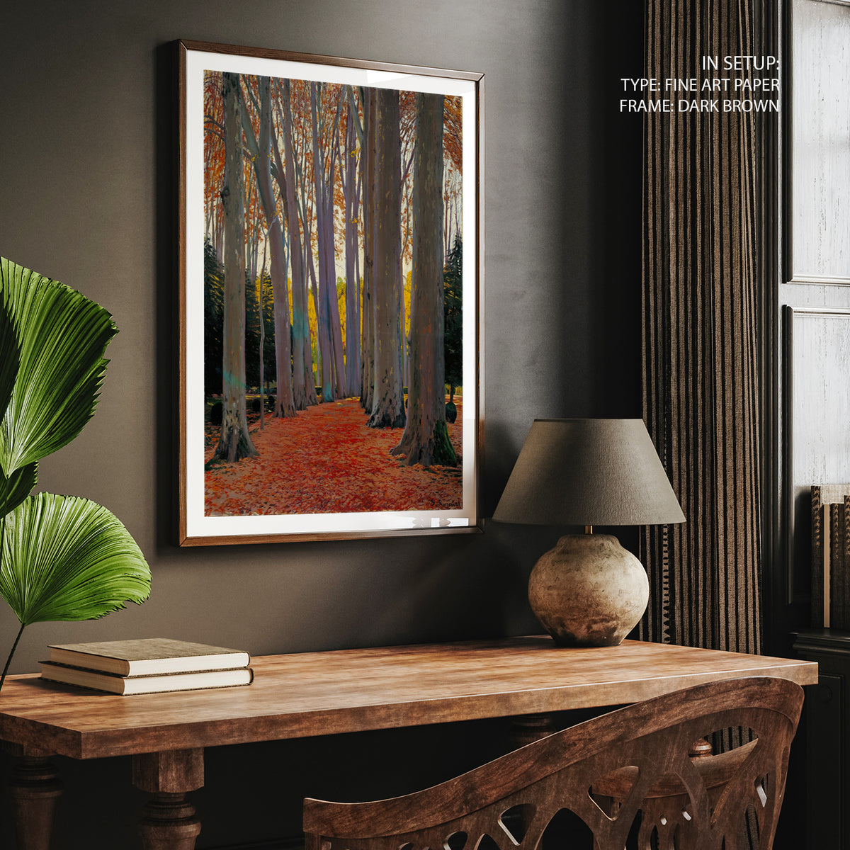 Avenue of Plane Trees, Landscape Painting