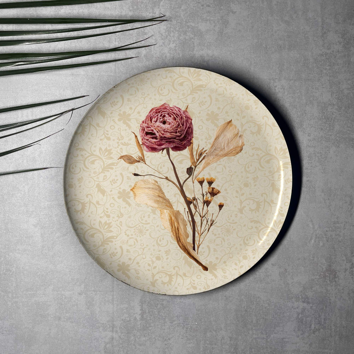 Botanic Bliss Wall Decor Plate, Set of 5, Art Plate Set