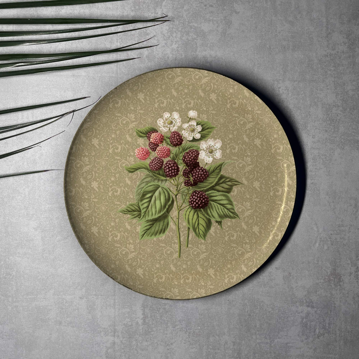Botanic Bliss Wall Decor Plate, Set of 5, Art Plate Set