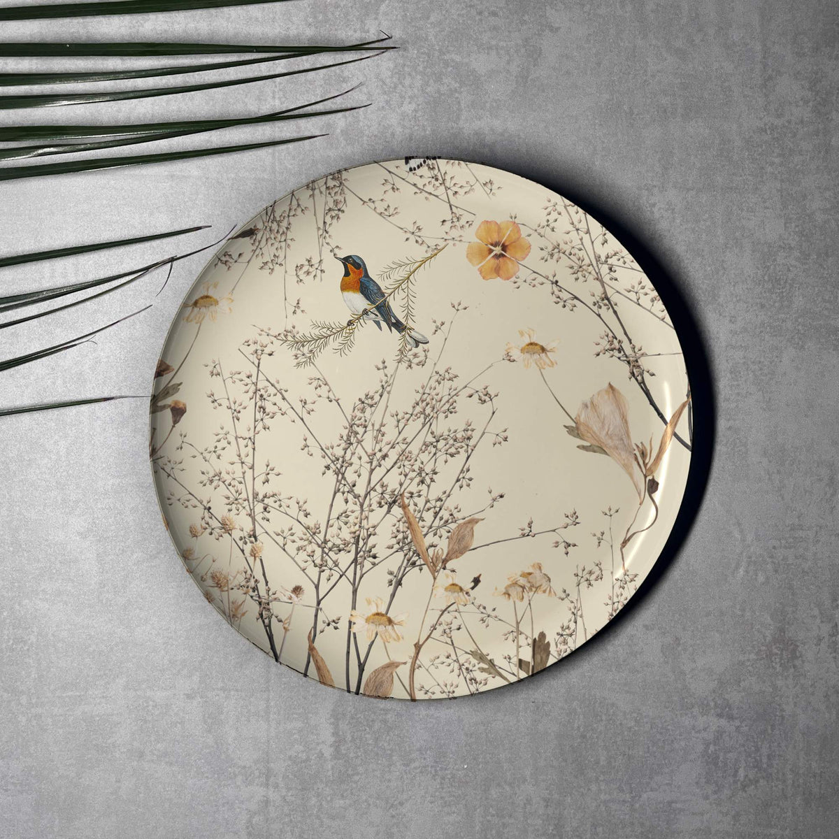 Botanic Bliss Wall Decor Plate, Set of 5, Art Plate Set