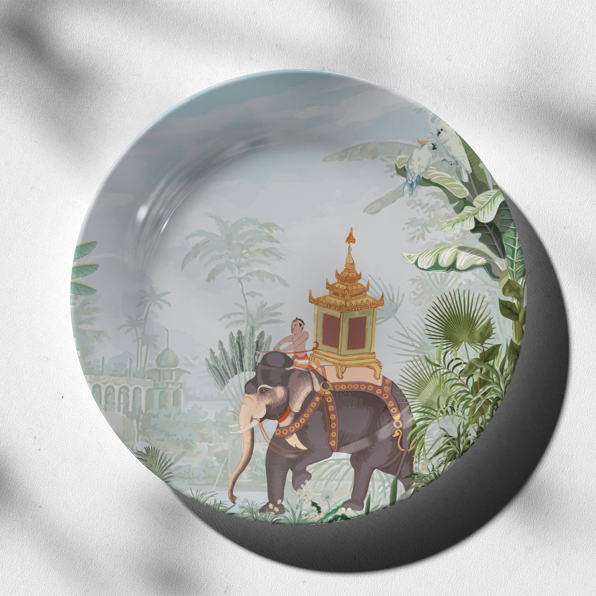 Maharaja's Wild Retreat, decorative wall plate