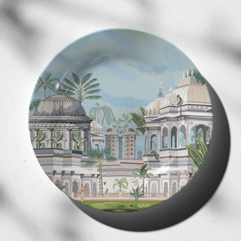 Garden of Regal Fort, decorative wall plate