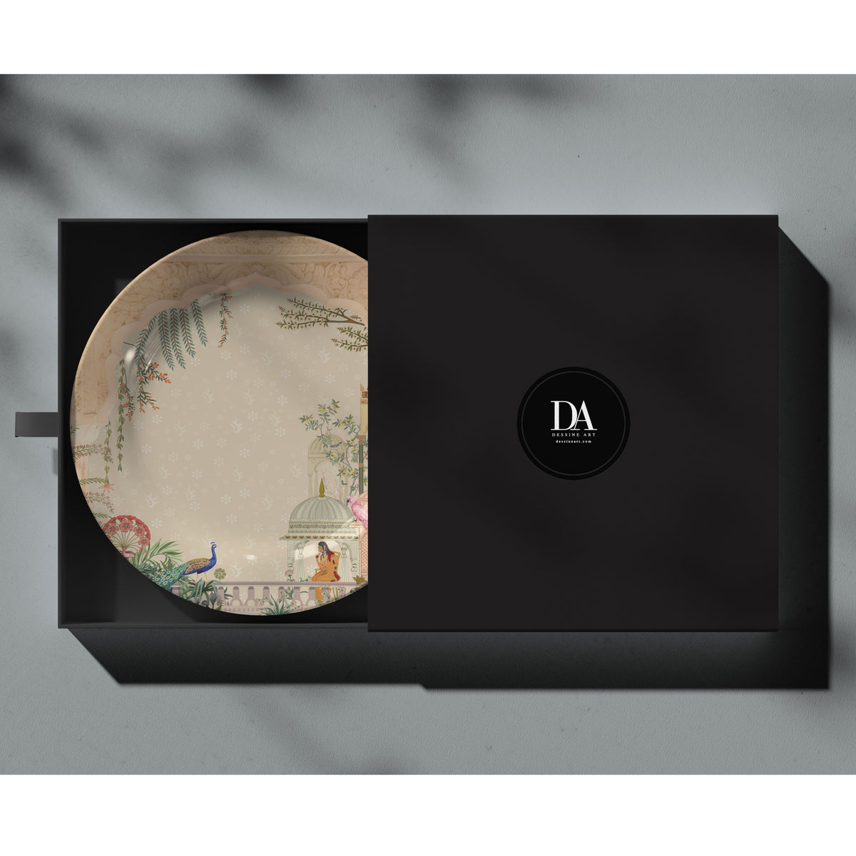 Lady Waiting for Love, decorative wall plate