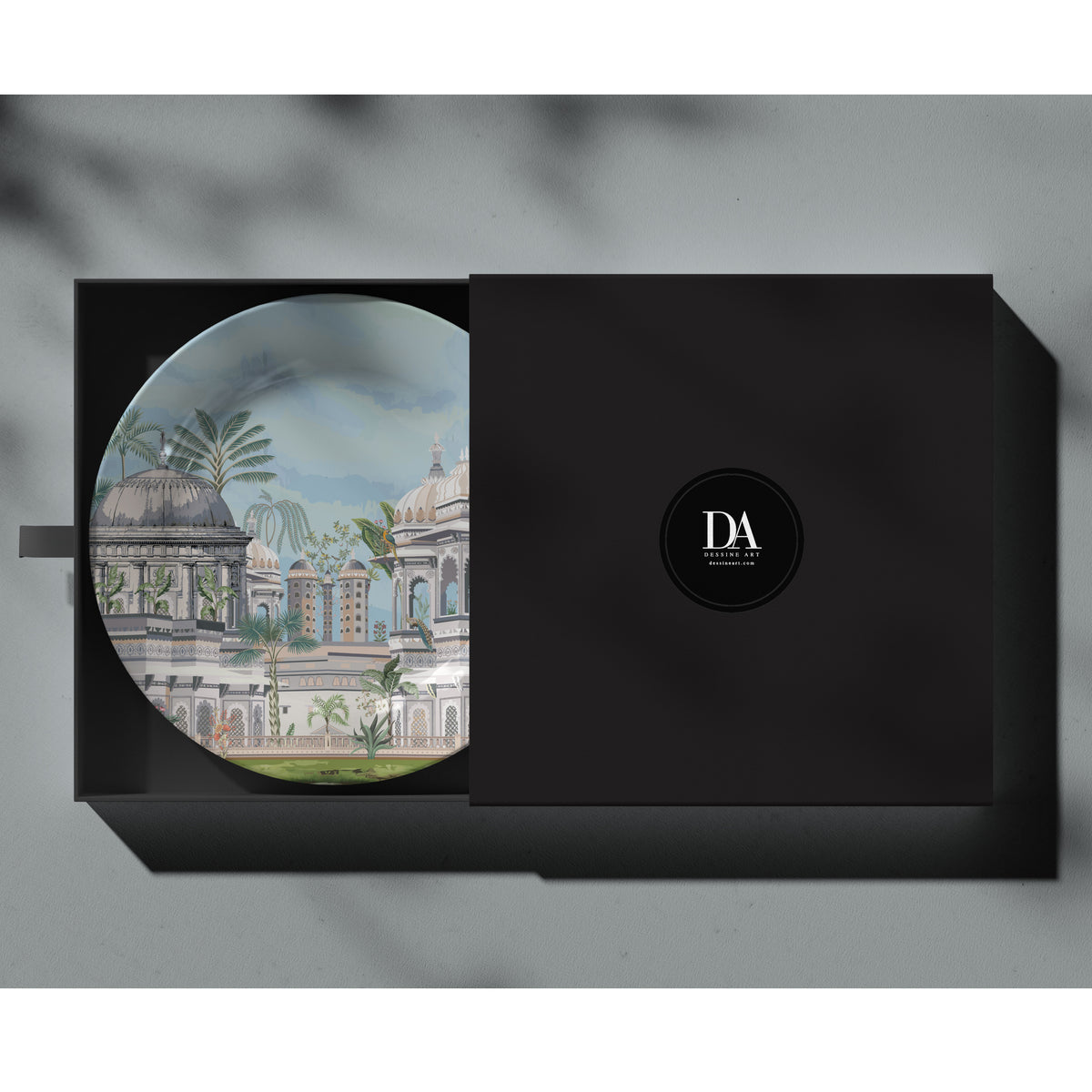 Garden of Regal Fort, decorative wall plate