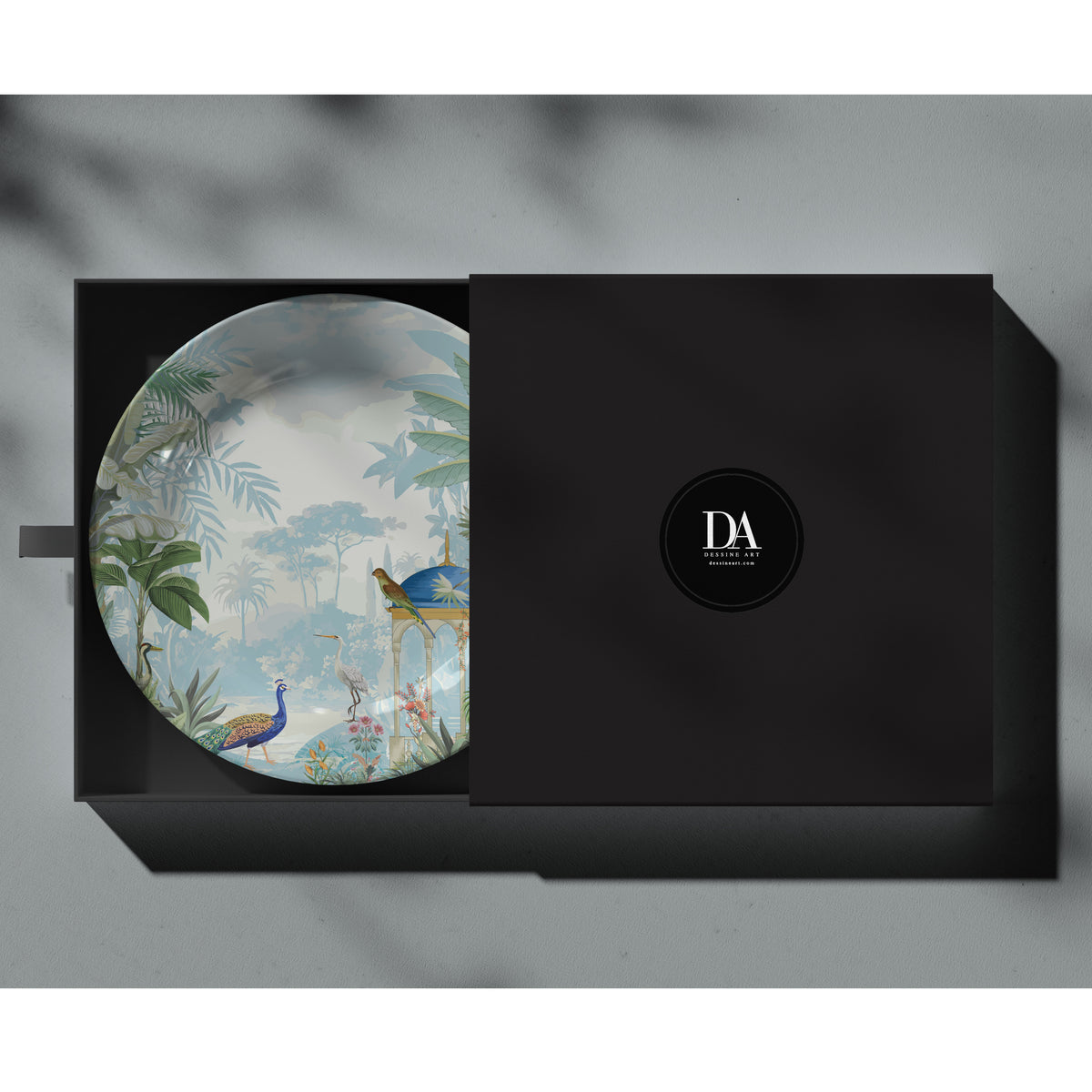 Traditional Mughal Garden II, decorative wall plate
