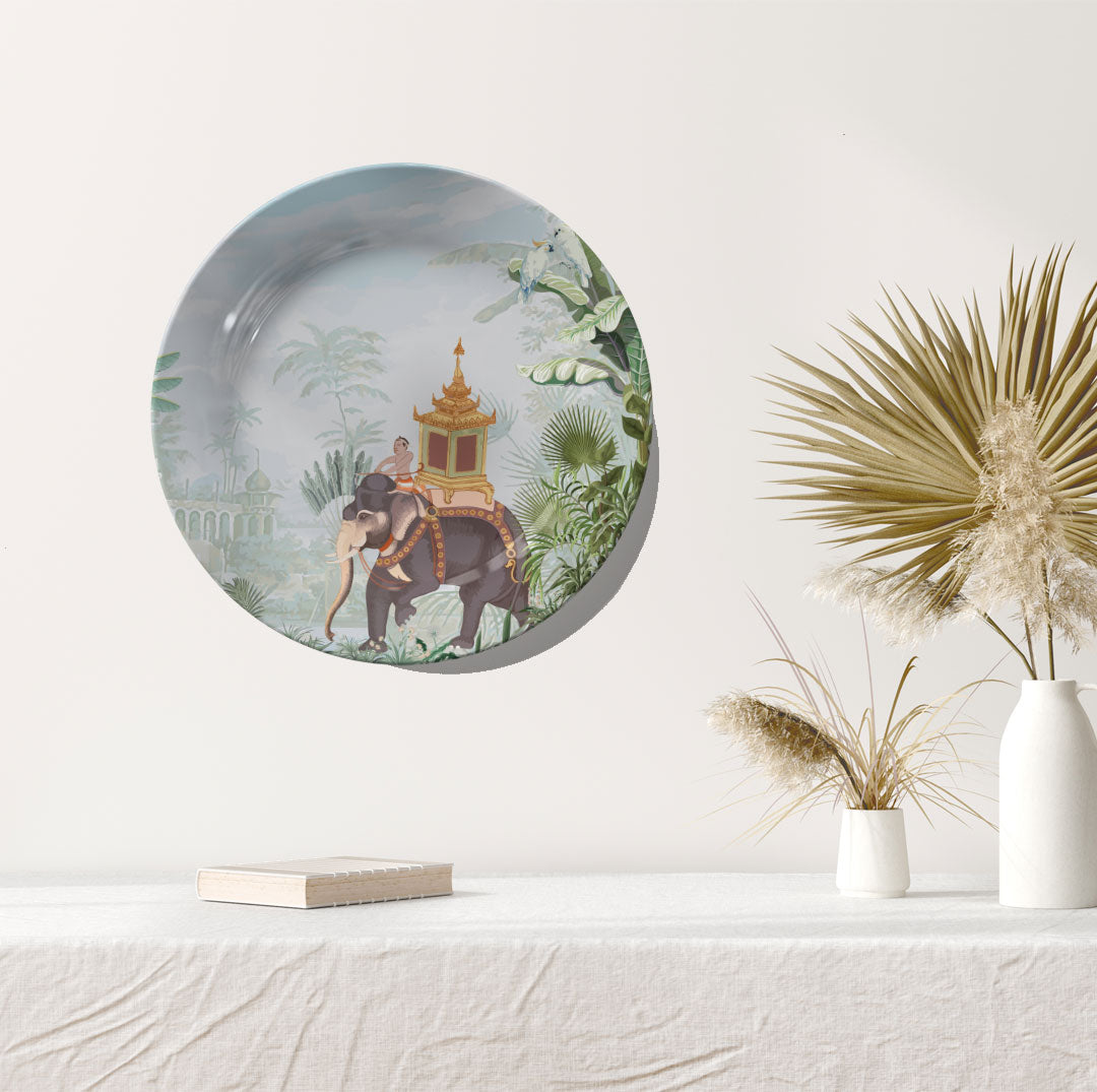 Maharaja's Wild Retreat, decorative wall plate