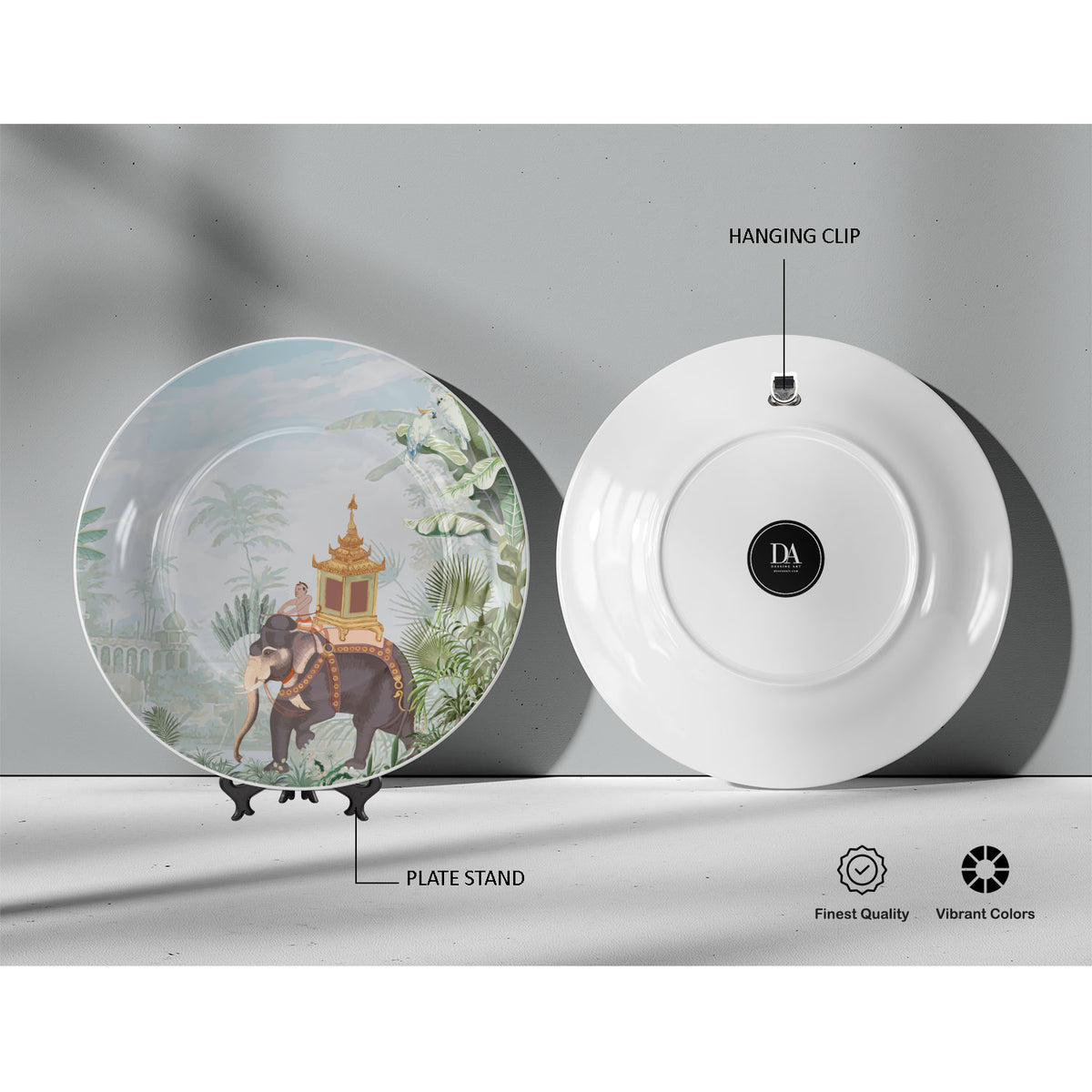 Maharaja's Wild Retreat, decorative wall plate