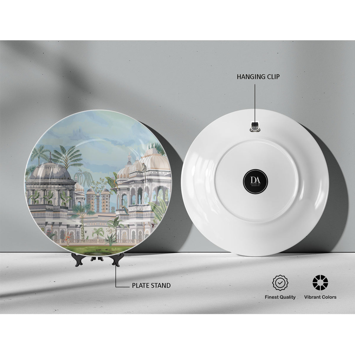 Garden of Regal Fort, decorative wall plate