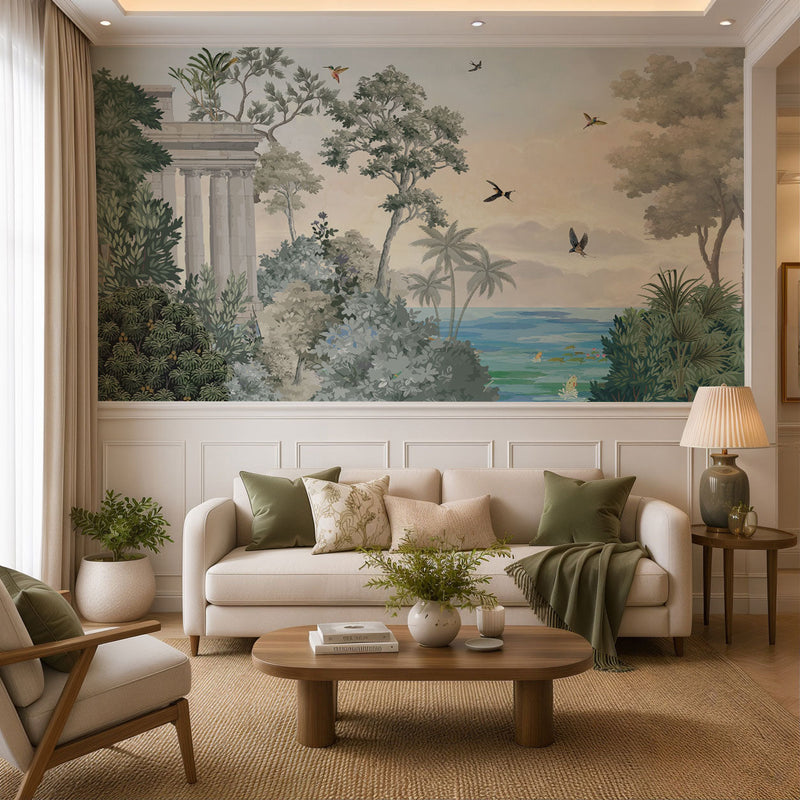 Briarfield Chinoiserie Garden Floral Wallpaper