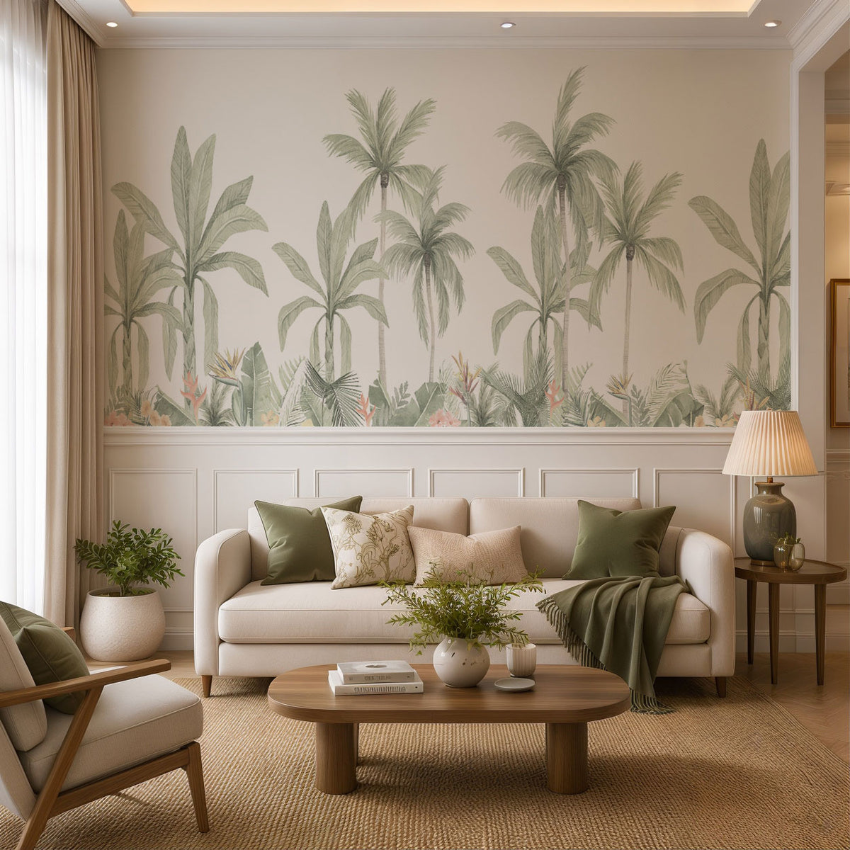Botanical Oasis Wallpaper