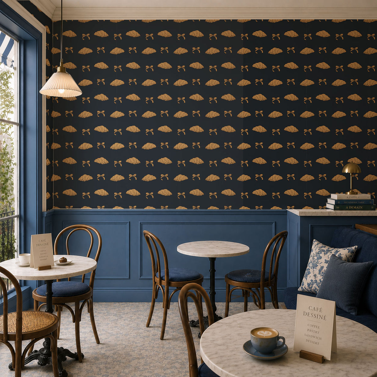 Le Croissant Wallpaper, European Wallpaper