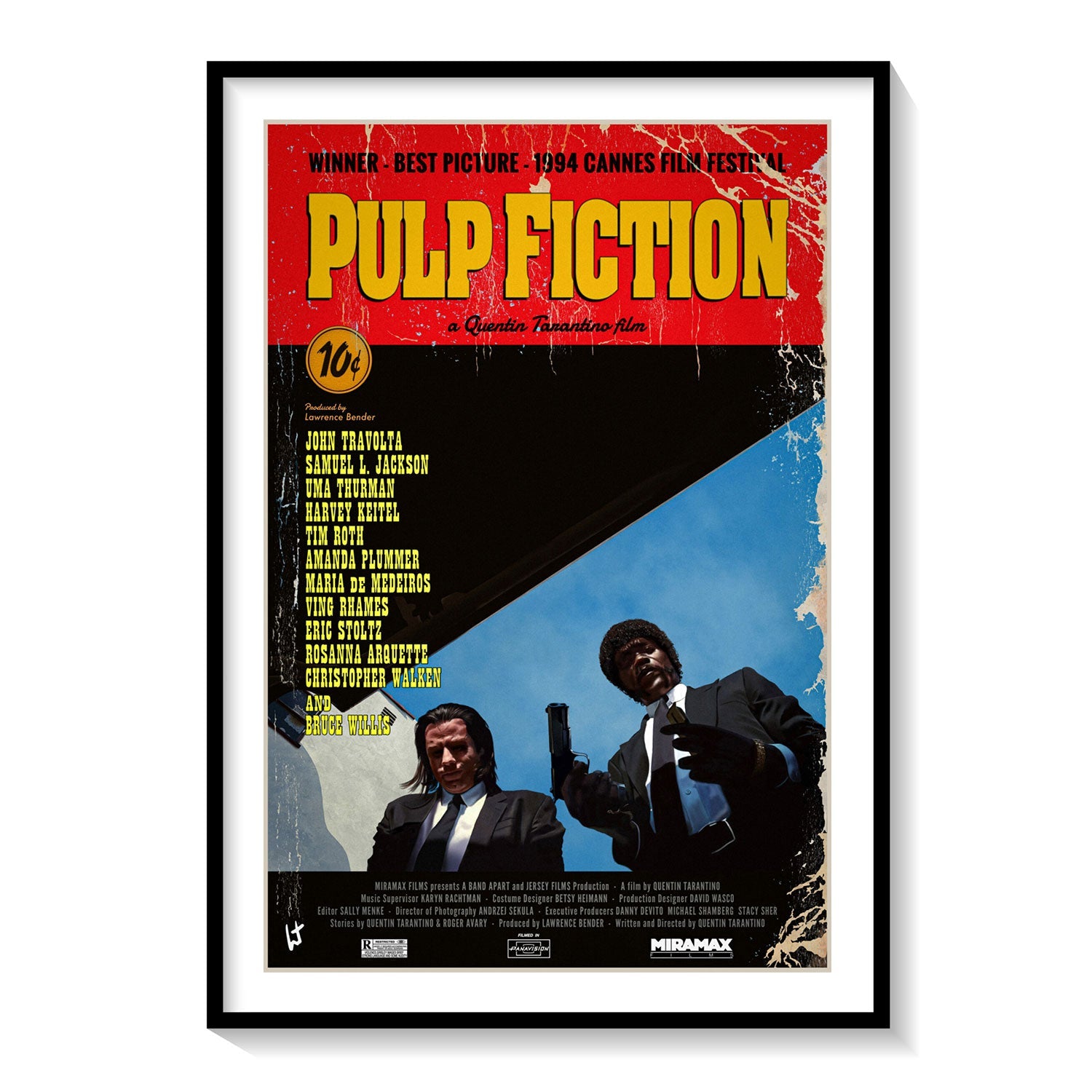 Pulp Fiction 03 Movie Poster - Main Image
