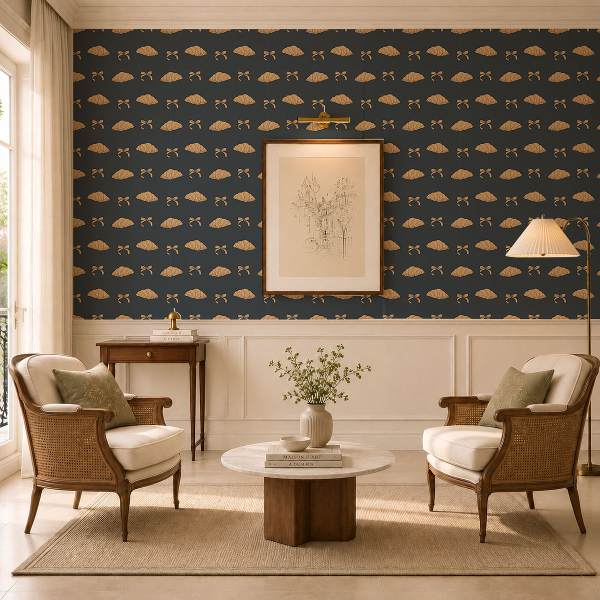 Le Croissant Wallpaper, European Wallpaper