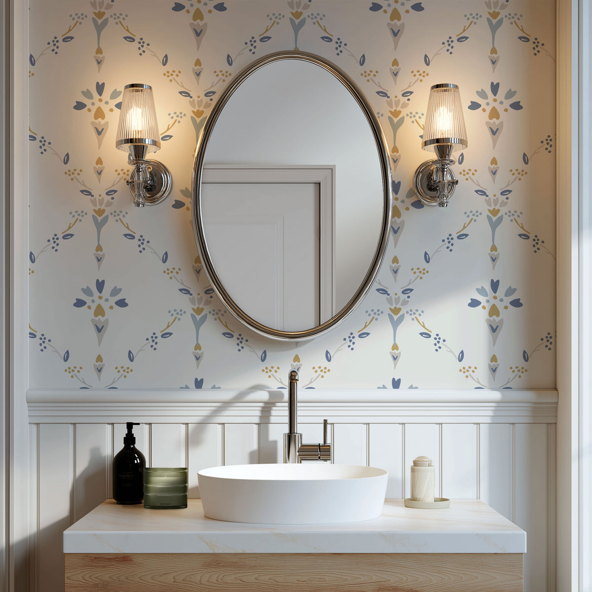 Feuille Wallpaper, European Wallpaper, French Style