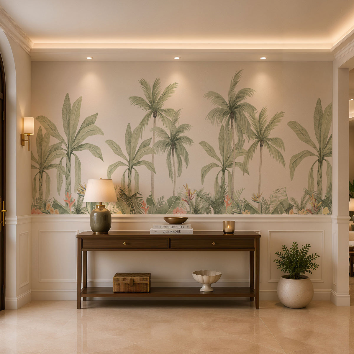 Botanical Oasis Wallpaper